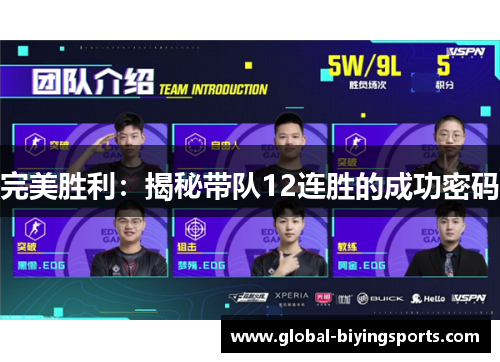 完美胜利：揭秘带队12连胜的成功密码