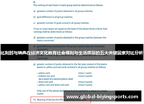 比利时与瑞典在经济文化教育社会福利与生活质量的五大关键因素对比分析