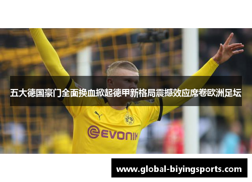 五大德国豪门全面换血掀起德甲新格局震撼效应席卷欧洲足坛